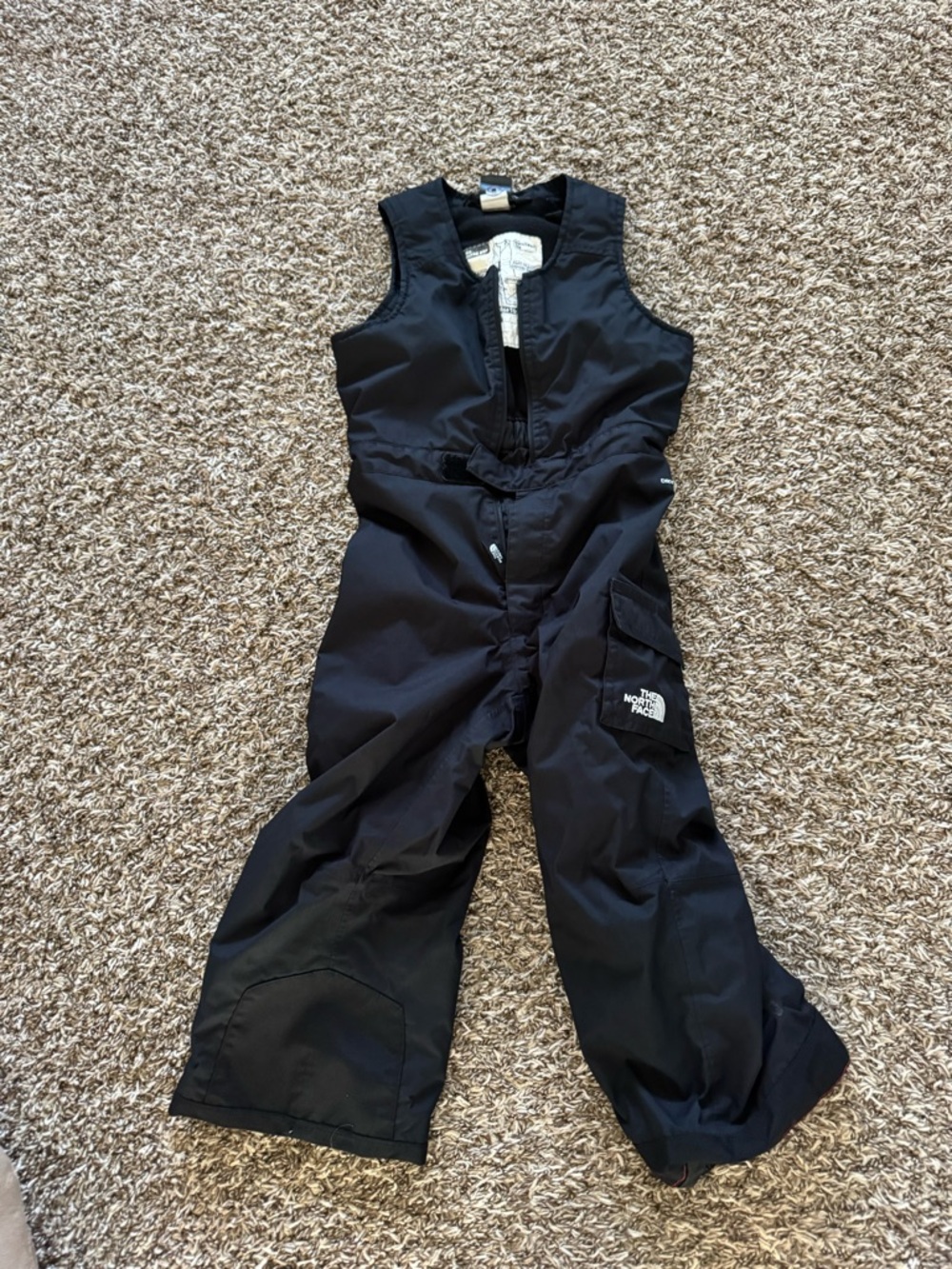 The North Face Black Kids' Snow Bib Romper